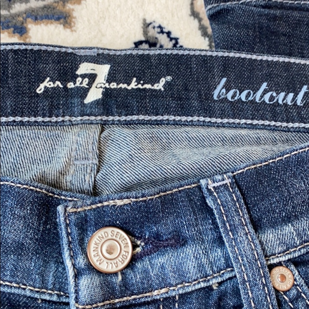 7 for All Mankind Original Bootcut Jeans sz 30 - Picture 3 of 6